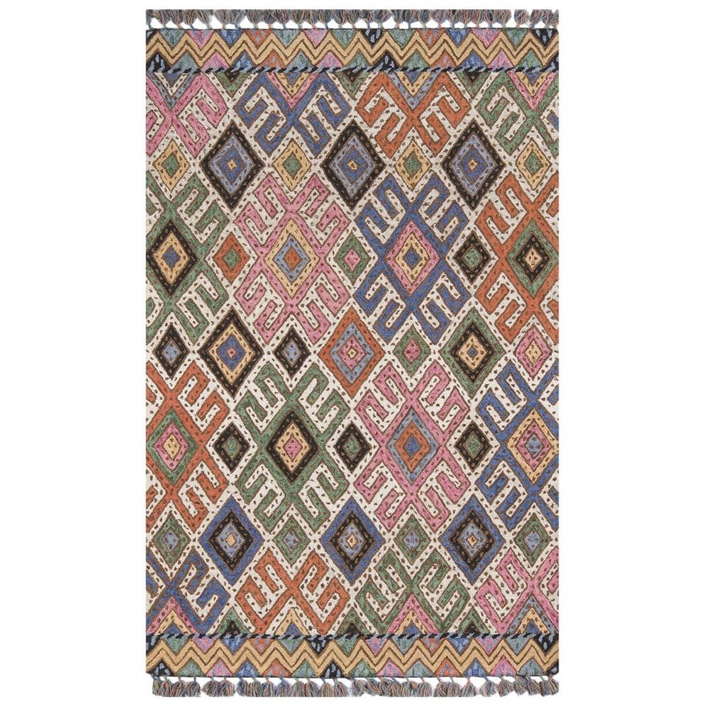 Momeni Tahoe TA-01 7"6" x 9"6" Multicolor Area Rug, , large