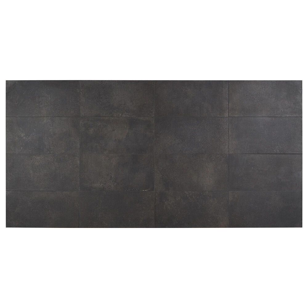 Soho Studio Brooklyn Black 12" x 24" Matte Porcelain Tile, , large