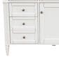 James Martin Vanities Brittany 48" Single Bathroom Vanity in Bright White with 3 cm Eternal Jasmine Pearl Quartz Top and Rectangle Sink, , large