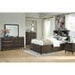 Ashley Vanmore Rectangular Mirror in Dark Brown, , large