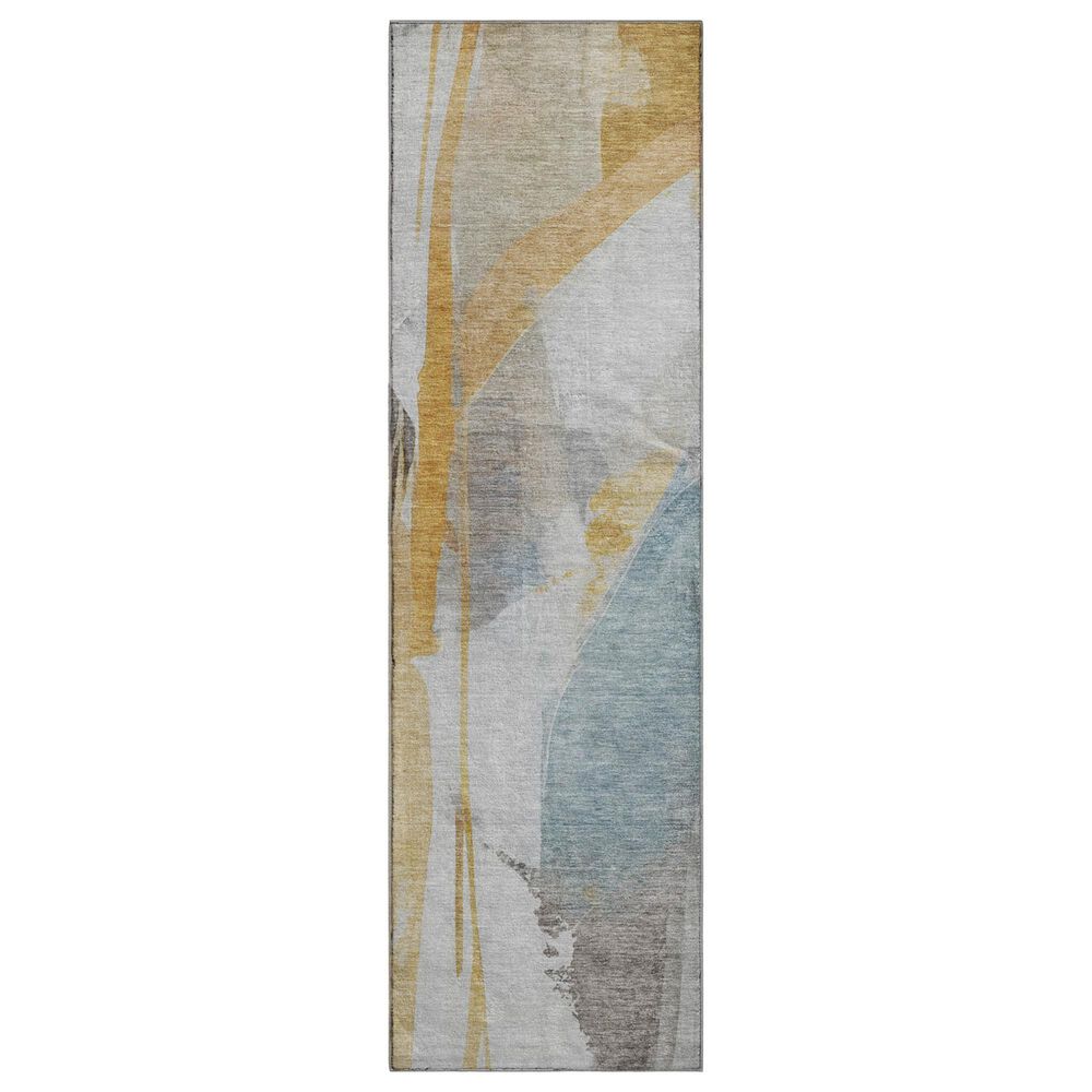 37B Ravenna RN7 2"3" x 7"6" Gold Runner, , large