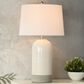 Flair Industries 30" Ceramic Table Lamp in Evian Ivory, , large