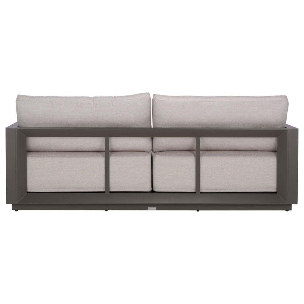 Safavieh Donaldo Outdoor Sofa in Dark Grey, , large