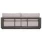 Safavieh Donaldo Outdoor Sofa in Dark Grey, , large