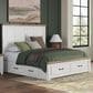 Ashley Savonport King Storage Panel Bed in White and Brown, , large