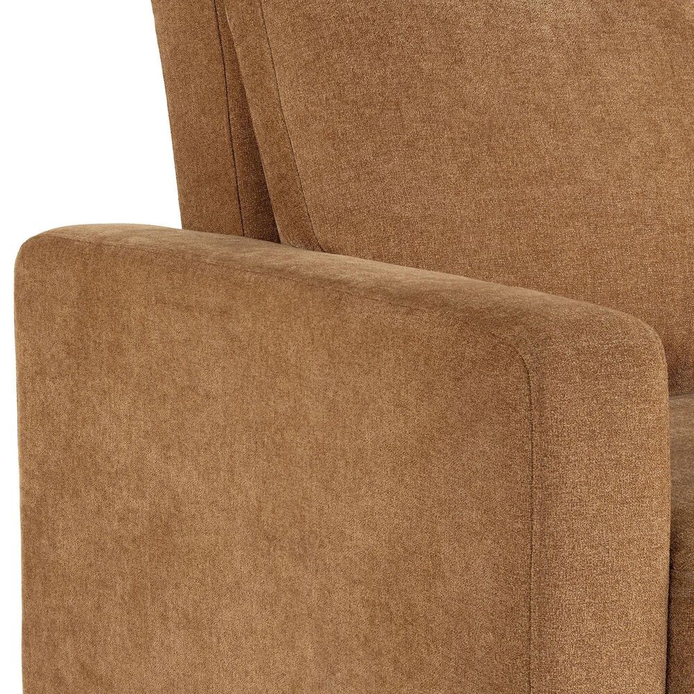 Lifestyle Solutions Tyler Convertible Sleeper Sofa in Rust, , large