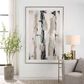 Uttermost Placidity 74" x 50" Abstract Art in Blue, Navy and Silver, , large