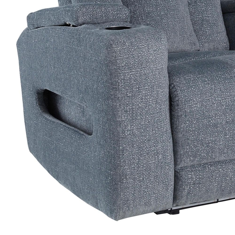 Ashley Forest Lake Power Recliner in Steel, , large