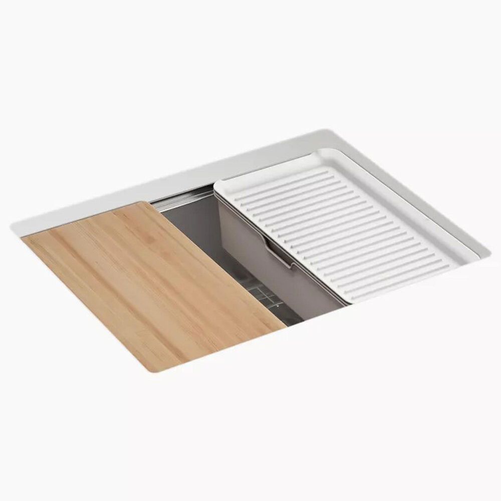 Kohler Strive 23" Undermount Single-Bowl Kitchen Sinks in Stainless Steel, , large