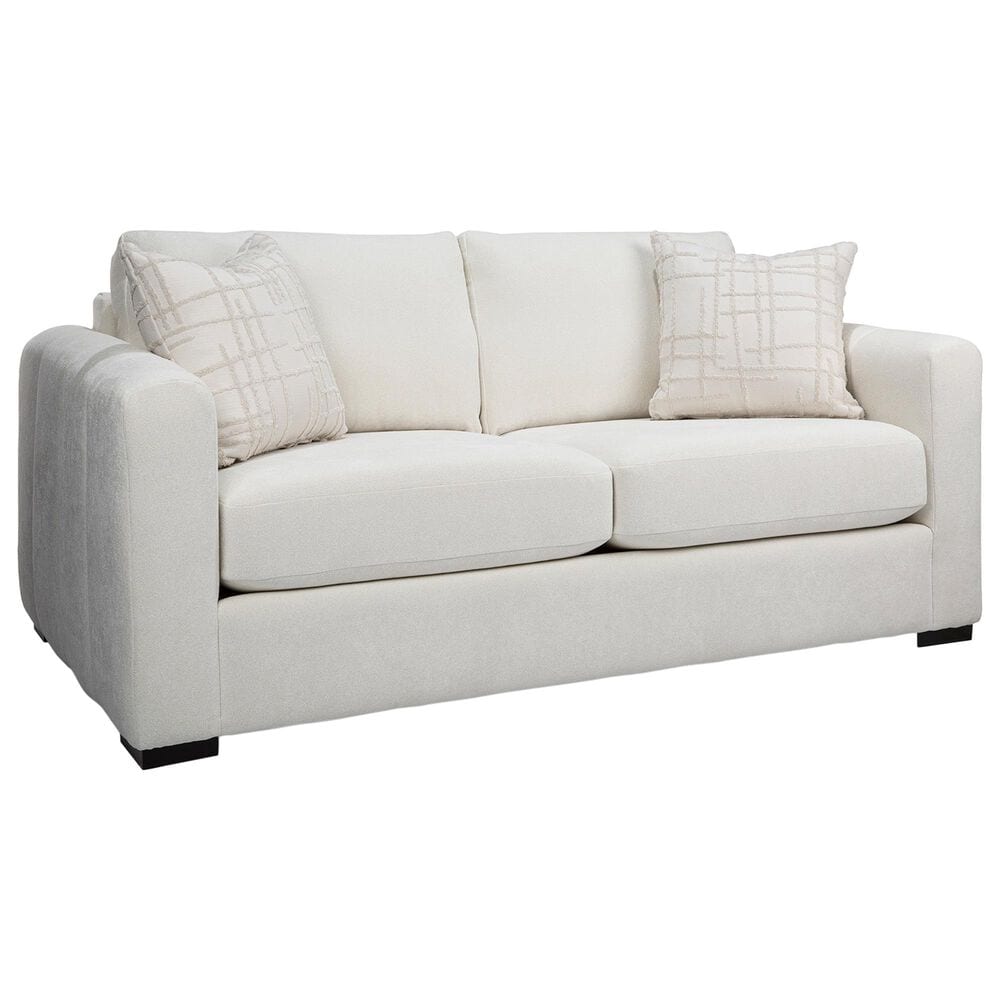 Decor-Rest Furniture Stationary Loveseat in Cloud Ivory, , large