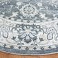 Safavieh Isabella ISA940F 6"7" Round Gray and Cream Area Rug, , large