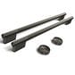 KitchenAid Handle and Knob Accessory Kit for 30" Double Wall Oven and Microwave Combo Oven in Black Ore, , large