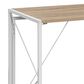 Valor Living Ravel Tool-Less Folding Desk in River Oak and White, , large