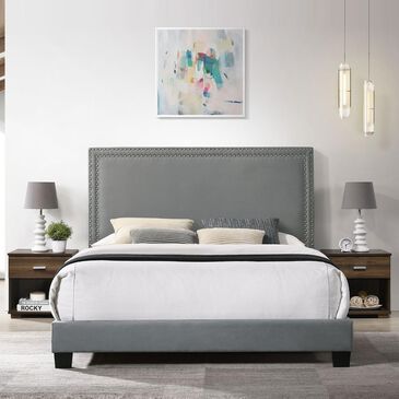 Mayberry Hill Erica 3-Piece Queen Bedroom Set in Gray, , large