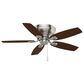 Hunter Durant Low Profile 44" Ceiling Fan with Lights in Brushed Nickel and Walnut, , large
