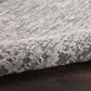 Nourison Luna 9"9" x 13"9" Grey and Silver Area Rug, , large