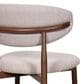 New Heritage Design Royce Bar Stool with Toast Cushion in Walnut, , large