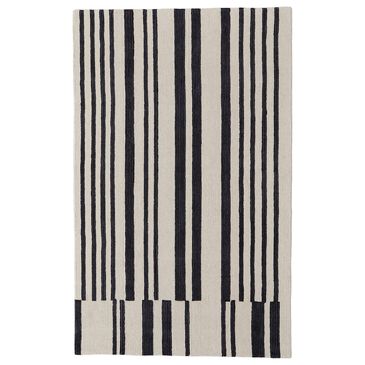 Feizy Rugs Maguire 8901F 2" x 3" Ivory and Black Area Rug, , large