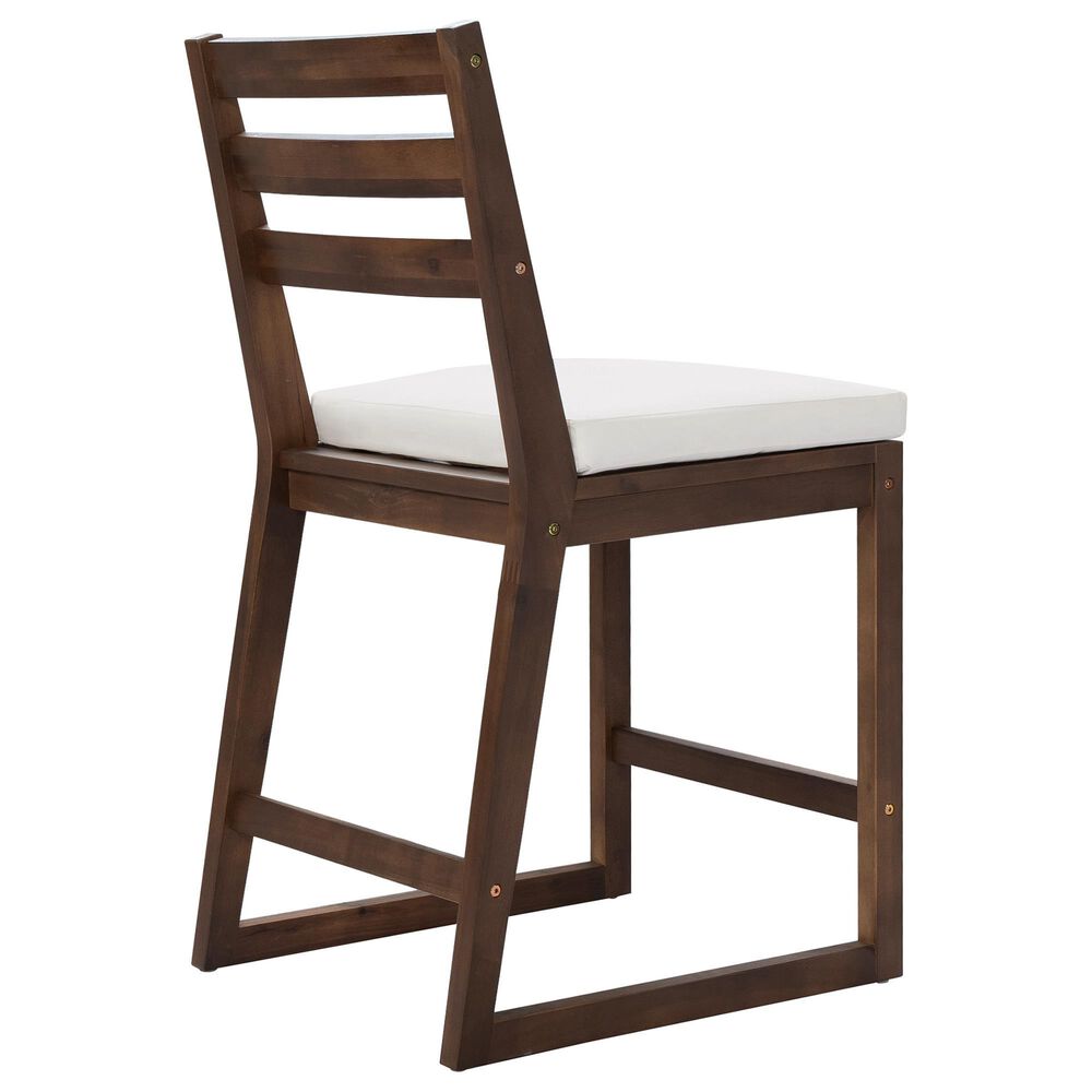 HOMLUX 5-Piece Patio Bar Set with 52" Rectangular Mocha Table in Beige, , large