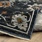 Oriental Weavers Keira Blue and Rust 9"10" x 12"10" Area Rug, , large