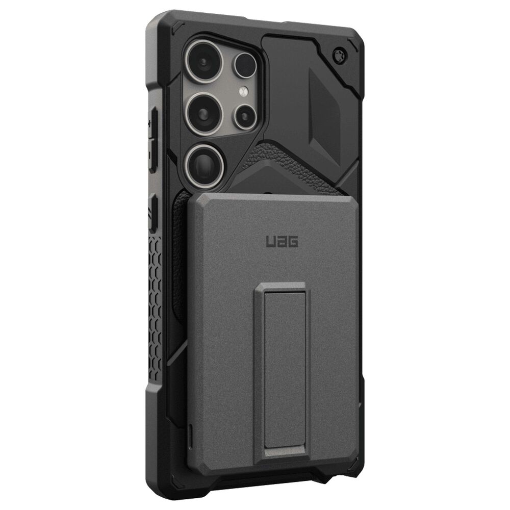 UAG Ultra Slim Portable Power Bank with Kickstand in Black and Grey, , large