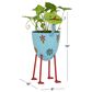 Maple and Jade Farmhouse Planter in Green, Blue and Red, , large