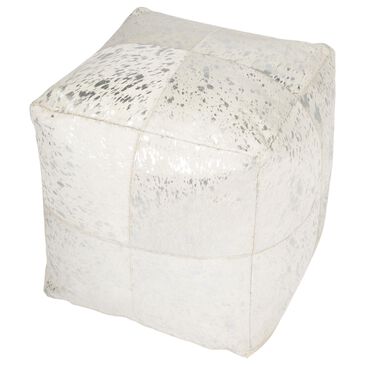 Butler Victorian Pouffe in White, , large