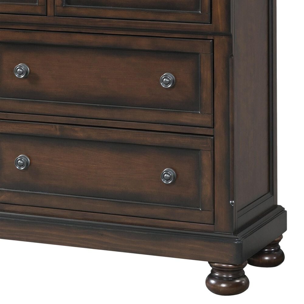 Mayberry Hill Kingston 7-Drawer Dresser in Dark Walnut, , large