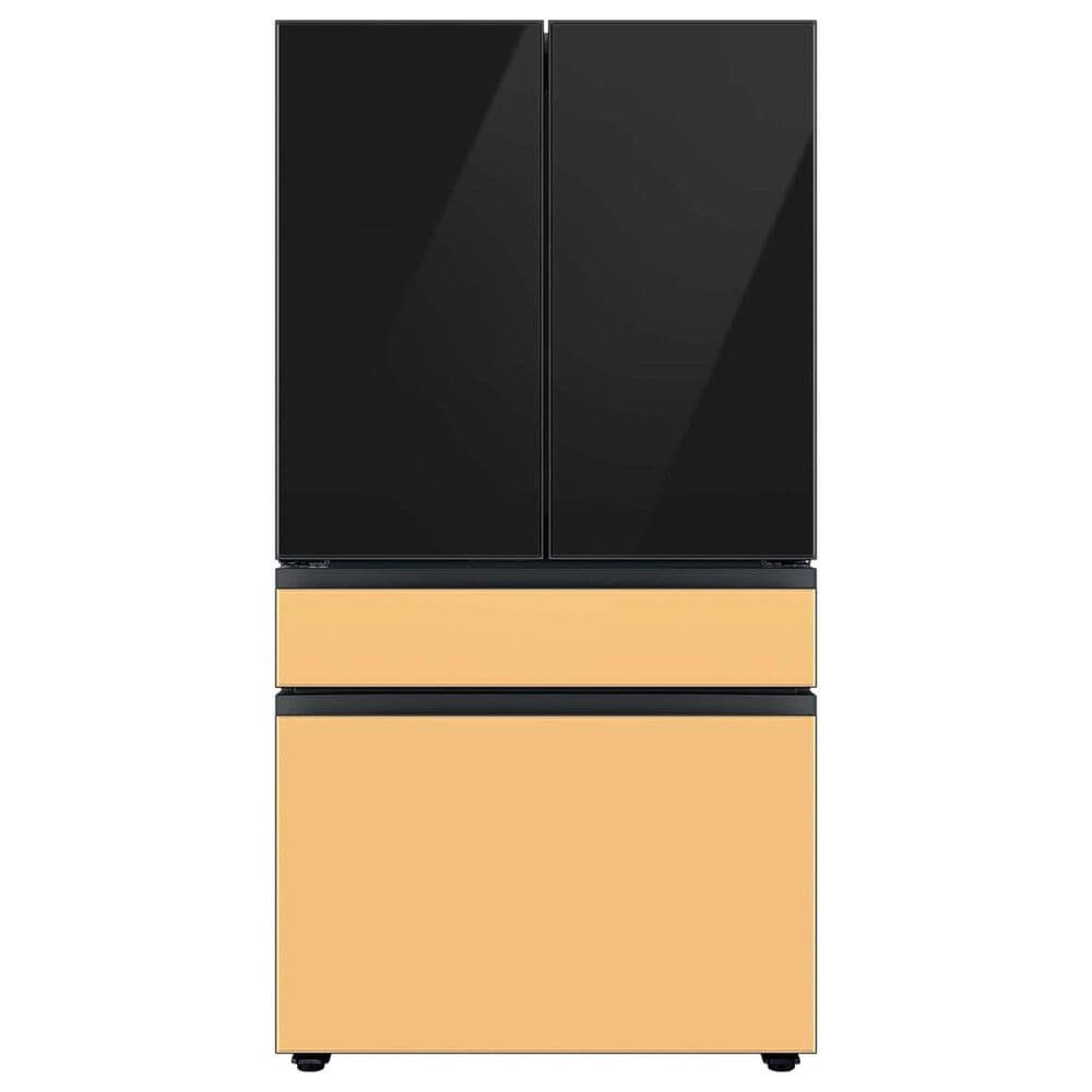 Samsung Bespoke Bespoke 4-Door French Door Refrigerator Top Panel in Charcoal Glass, , large