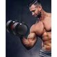 Lifesmart 110 Lb. Adjustable Dumbbell Set in Black, , large