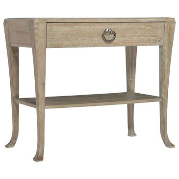 Bernhardt Rustic Patina 1-Drawer Nightstand in White Oak Sand, , large