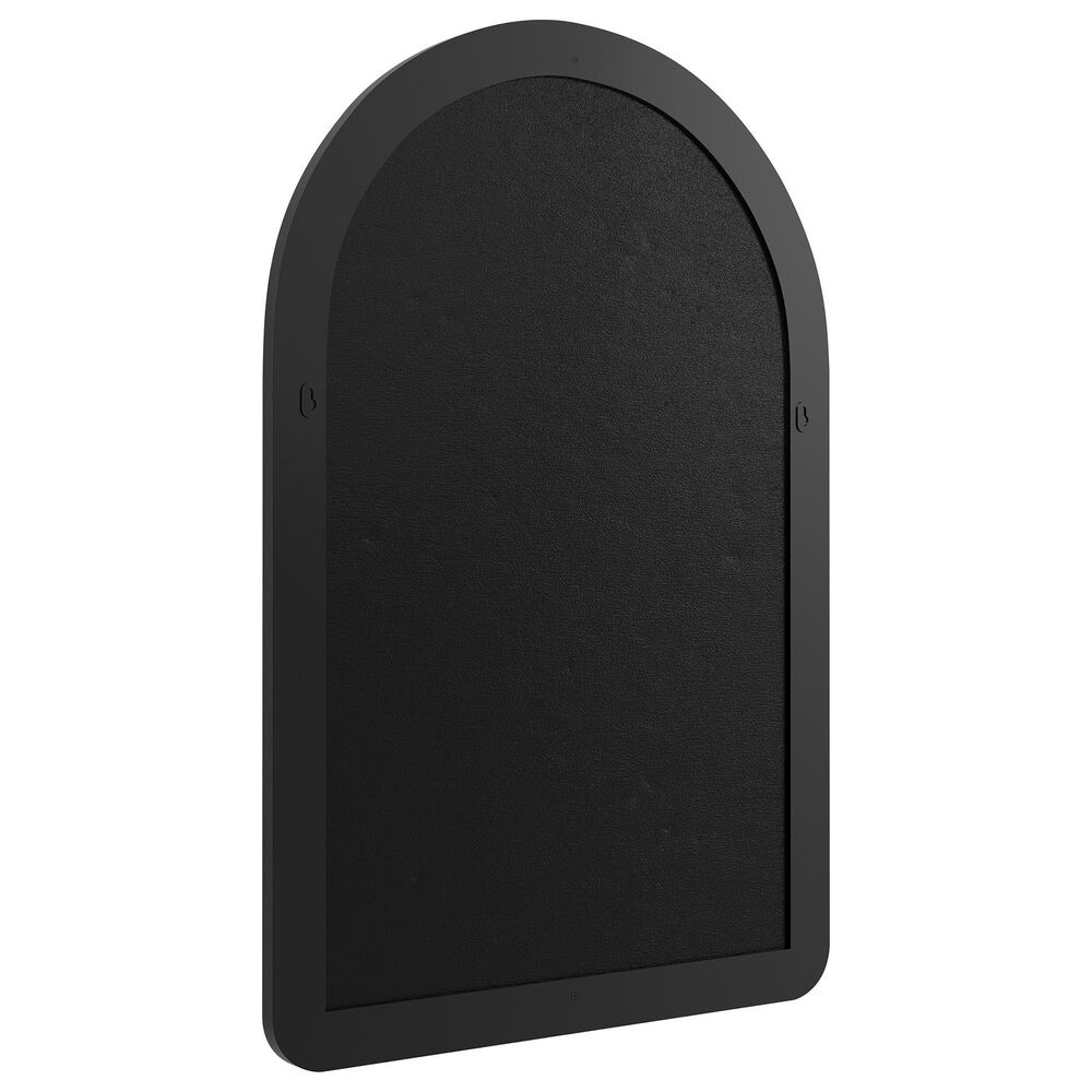 James Martin Rohe 24&quot; Arched Mirror in Matte Black, , large