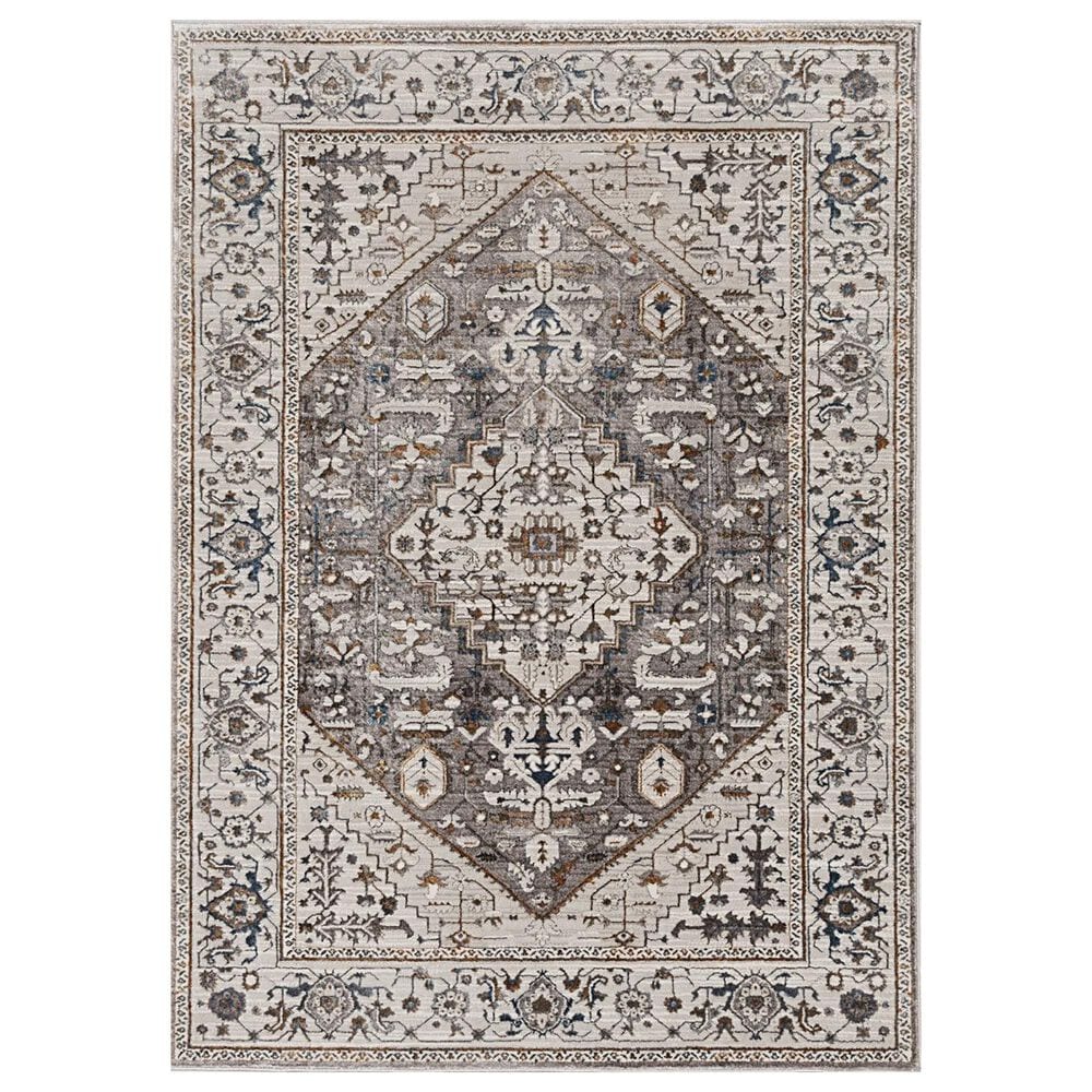 Kas Oriental Rugs Inspire Parisan 2"2" x 6"11" Grey Runner, , large
