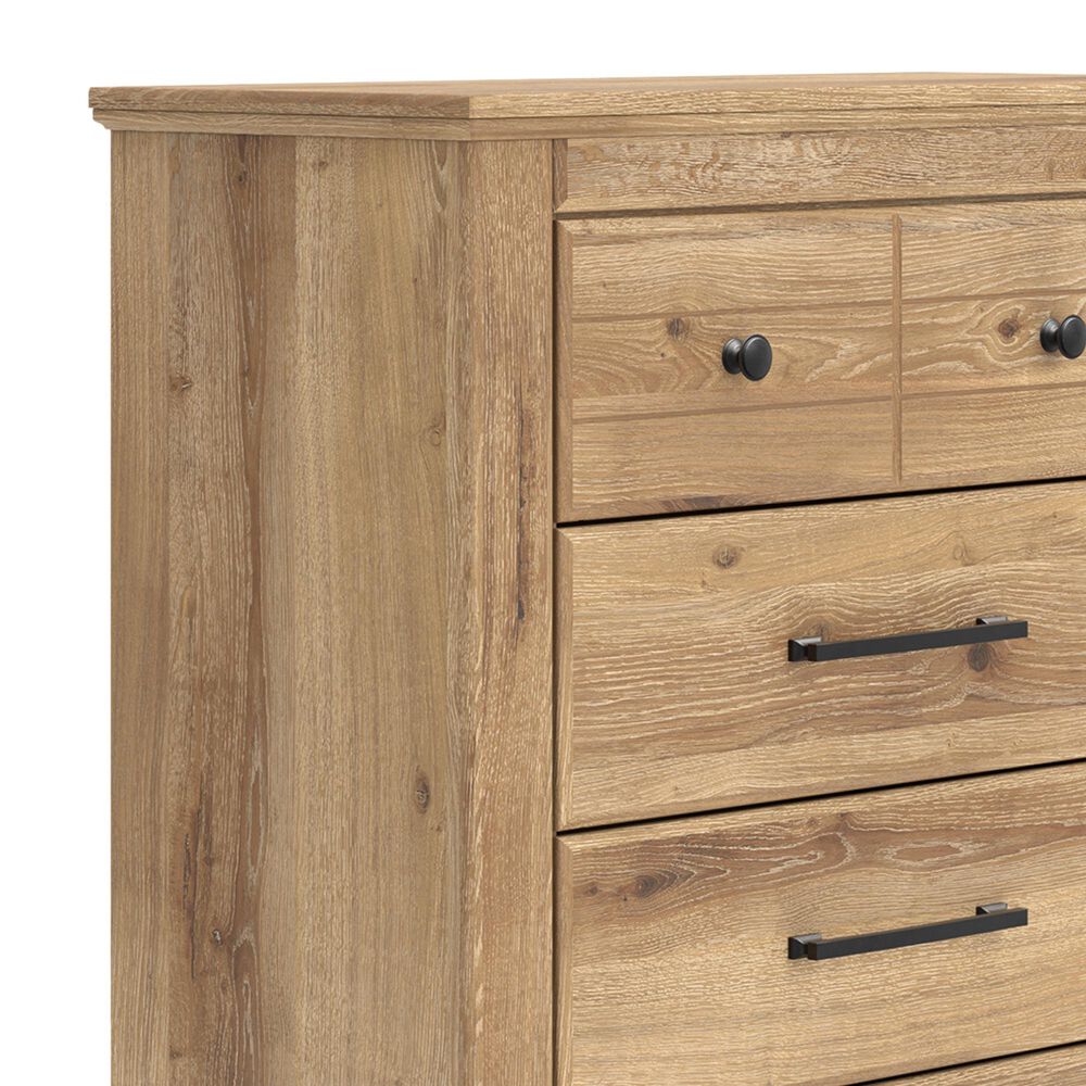 Ashley Makidern 5 Drawer Chest in Natural Brown, , large