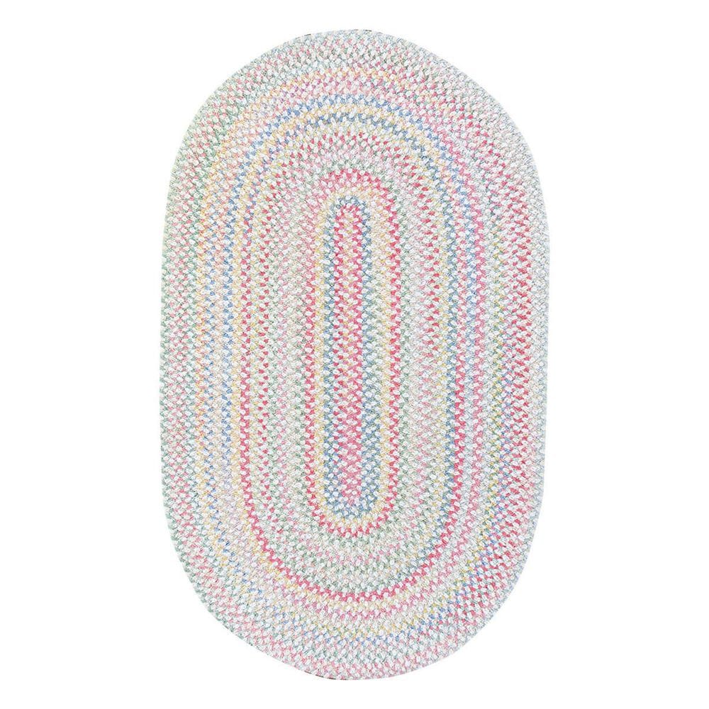 Capel Cutting Garden 0450 7" x 9" Oval Lily Area Rug, , large