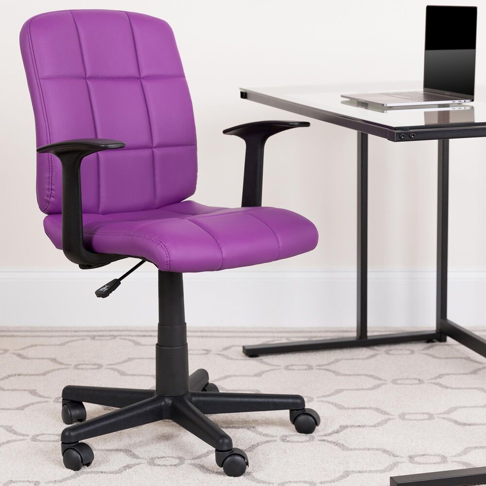 Flash Furniture Task Chair in Purple, , large