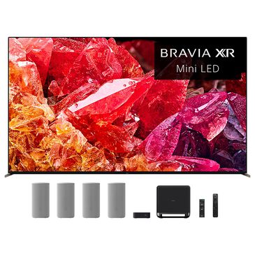 Sony 75" Class X95K 4K Mini LED HDR - Smart TV with Home Theater System and 300W Subwoofer, , large