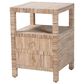 Baxton Studio Paine 2-Drawer Nightstand in Natural, , large
