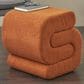 Maple and Jade 20" Boucle Accent Ottoman in Copper, , large