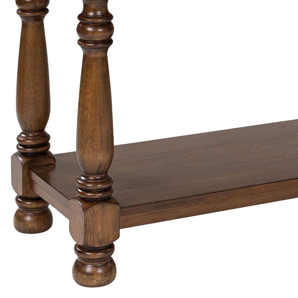 Ashley Sturlayne Flip-Top Sofa Table in Rich Brown, , large