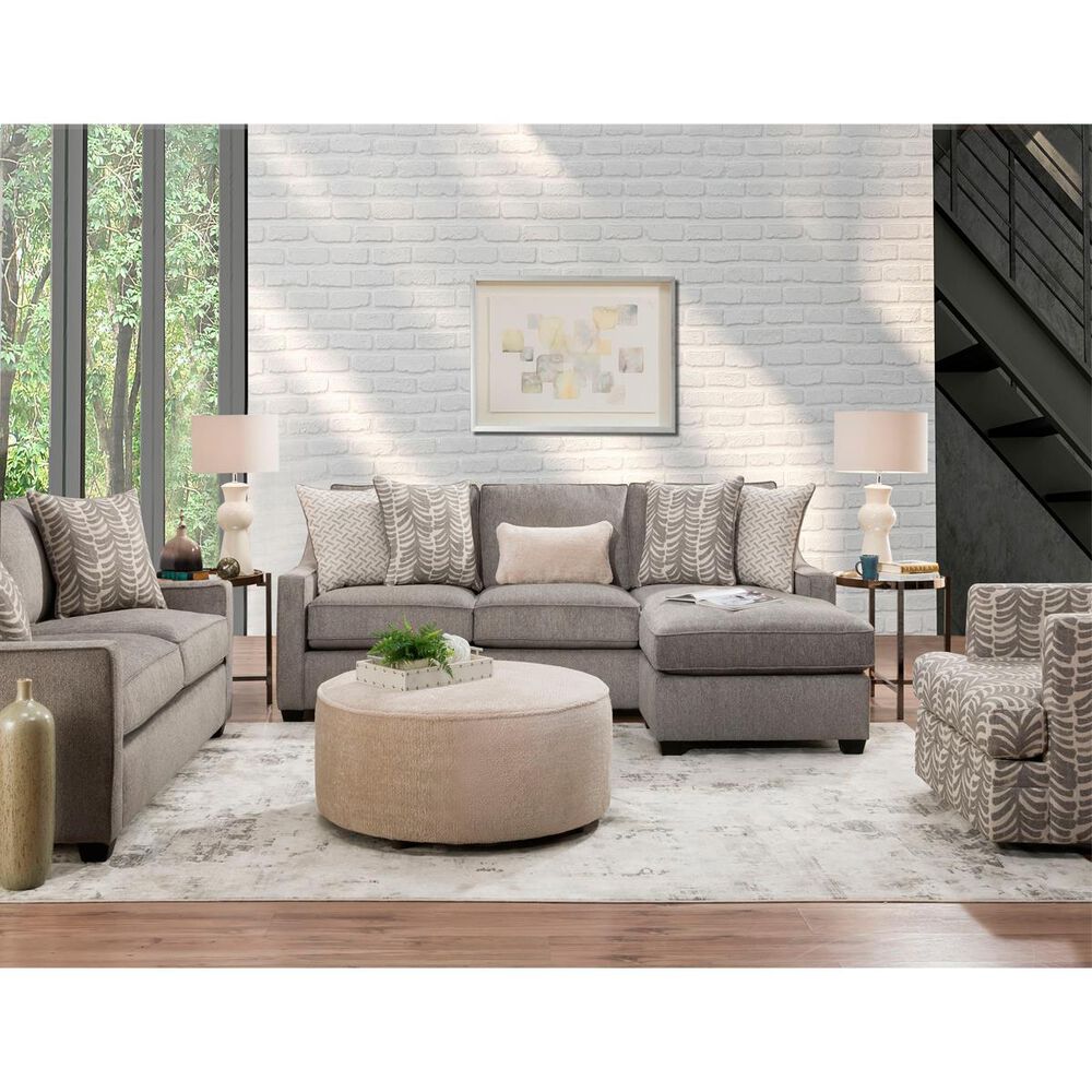Northwestern St. Charles Right Facing Sofa with Chaise in Granite, , large