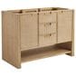 James Martin Vanities Solene 48" Single Bathroom Vanity in Seaside Oak with 3 cm Arctic Fall Solid Surface Top and Rectangular Sink, , large