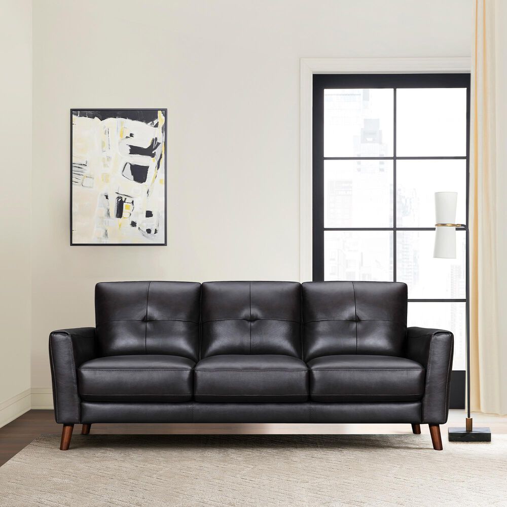 Blue River Almafi Stationary Sofa in Brown, , large