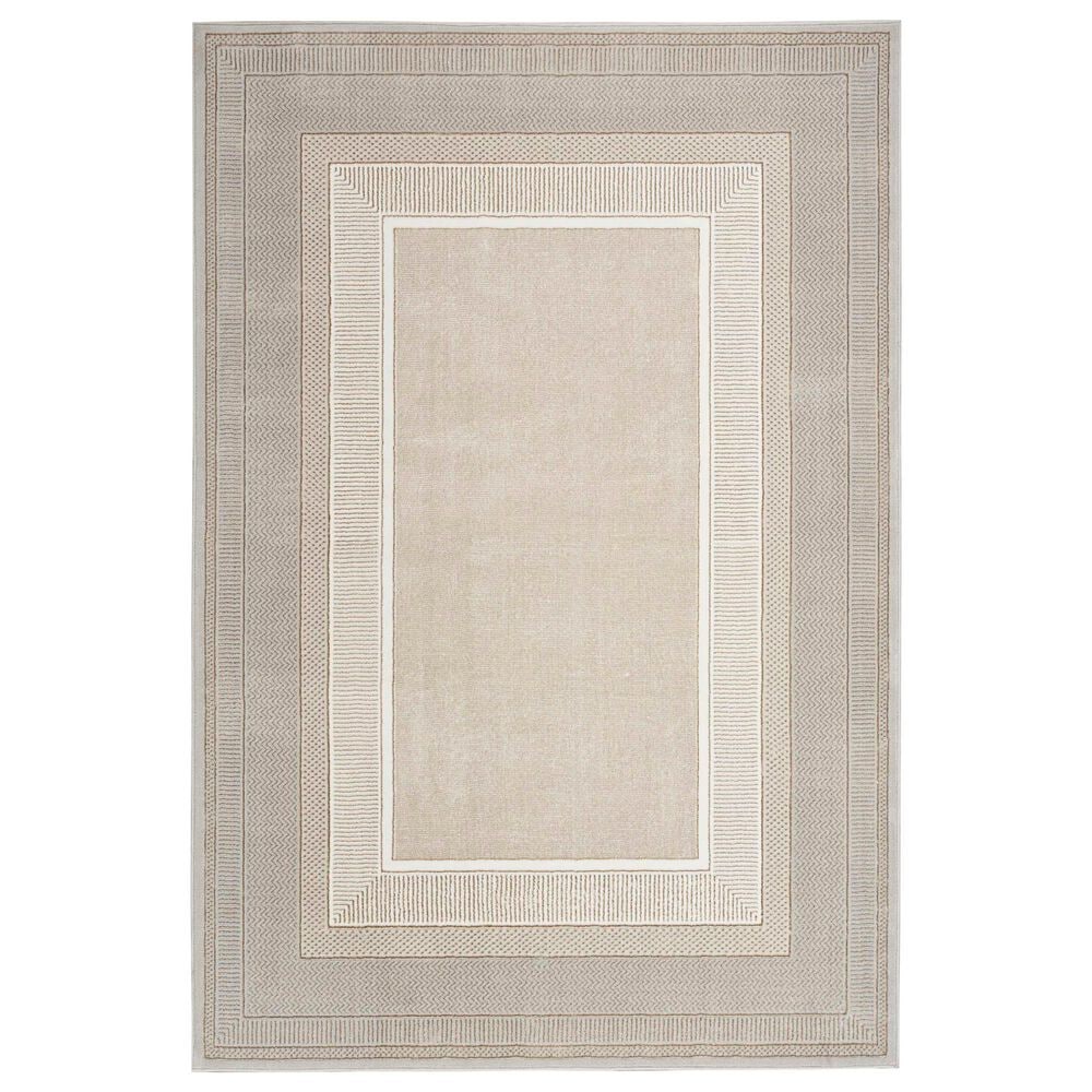 Nourison Glitz 3"11" x 5"11" Ivory Area Rug, , large