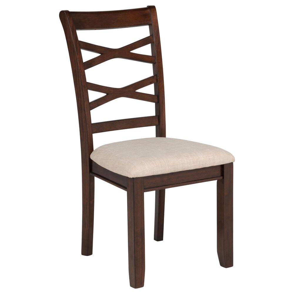 Coaster Barton 5-Piece Round Dining Set in Dark Brown, , large
