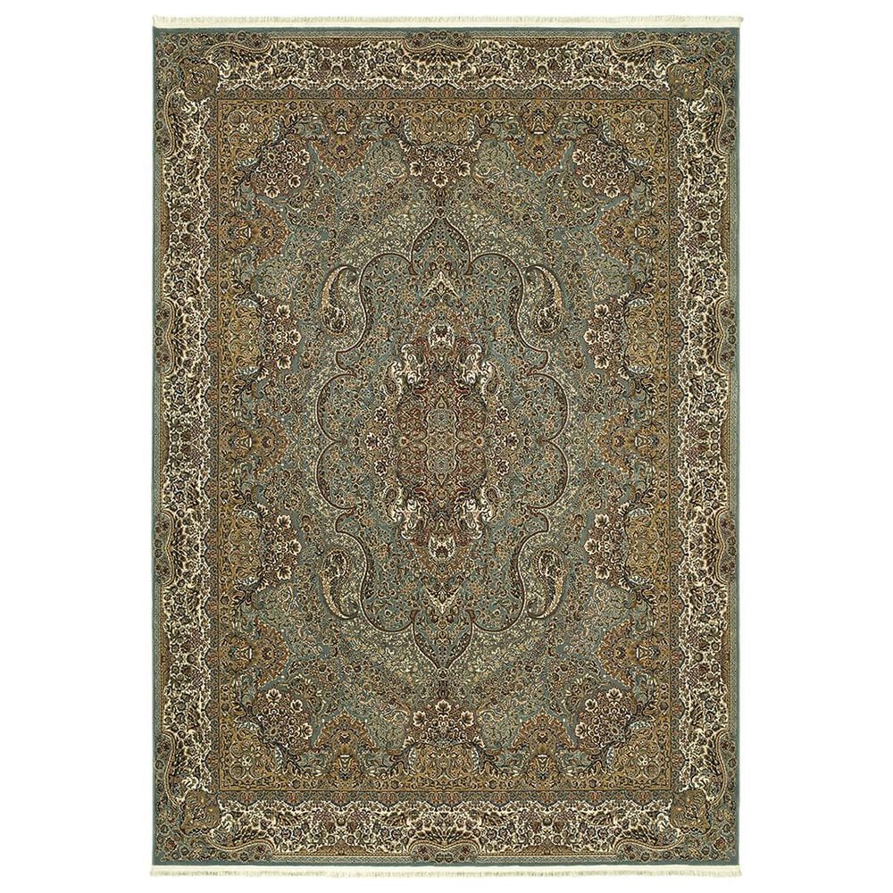 Oriental Weavers Masterpiece 502L 2"3" x 10" Blue Runner, , large