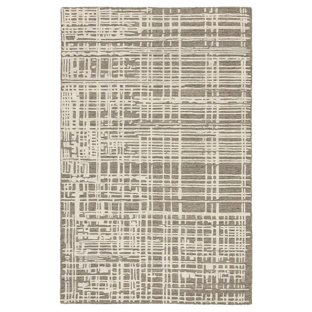 Jaipur Clamor Arlo 9" x 12" Whitecap Gray Area Rug, , large