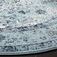 Safavieh Evoke EVK220E-5R 5"1" Round Light Blue/Light Blue Area Rug, , large