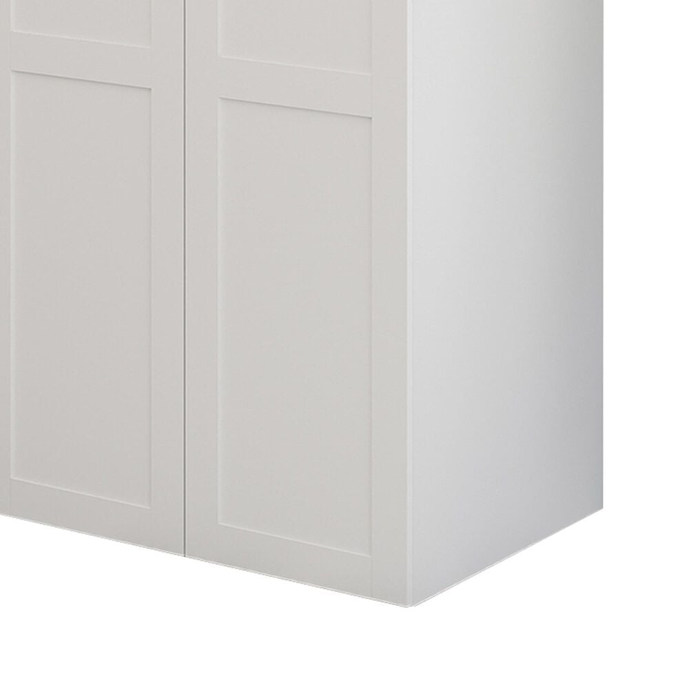 Sauder Wall-Mounted Shallow Cabinet &amp; Doors Bundle, , large