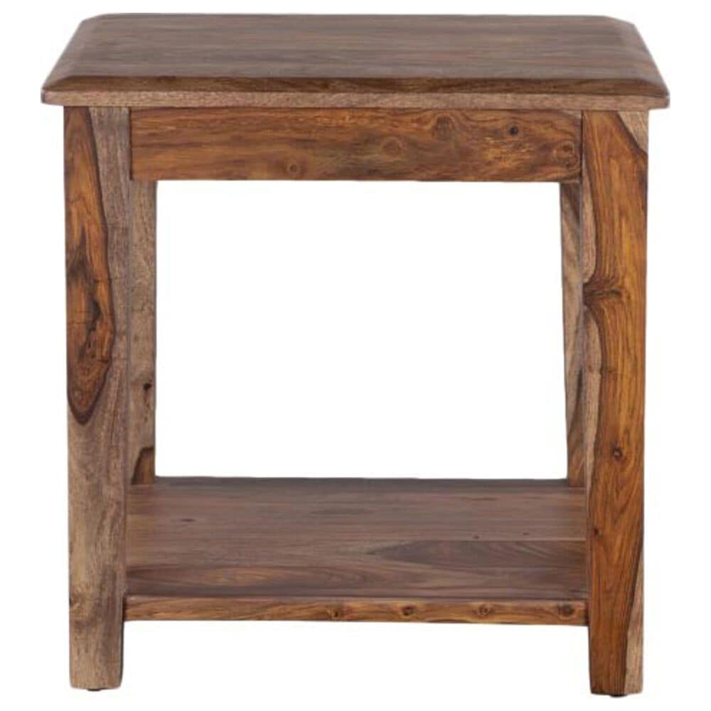 Porter Design Sonora Harvest End Table in Natural Sheesham, , large